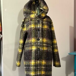 Cozy Plaid Hooded Teddy Jacket